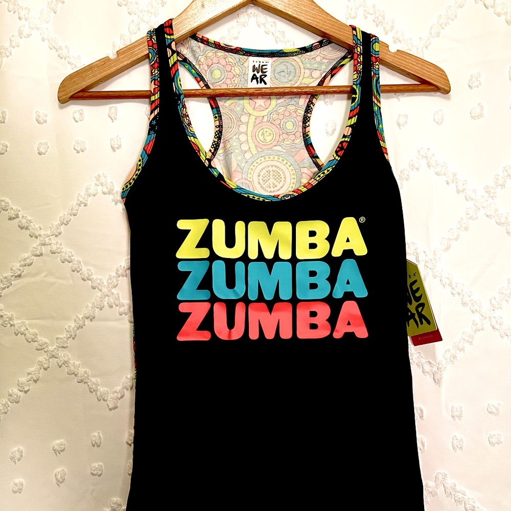 NWT - Black Zumba Racerback, Small